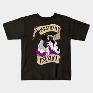 Majestically Asexual Unicorn Kids T-Shirt